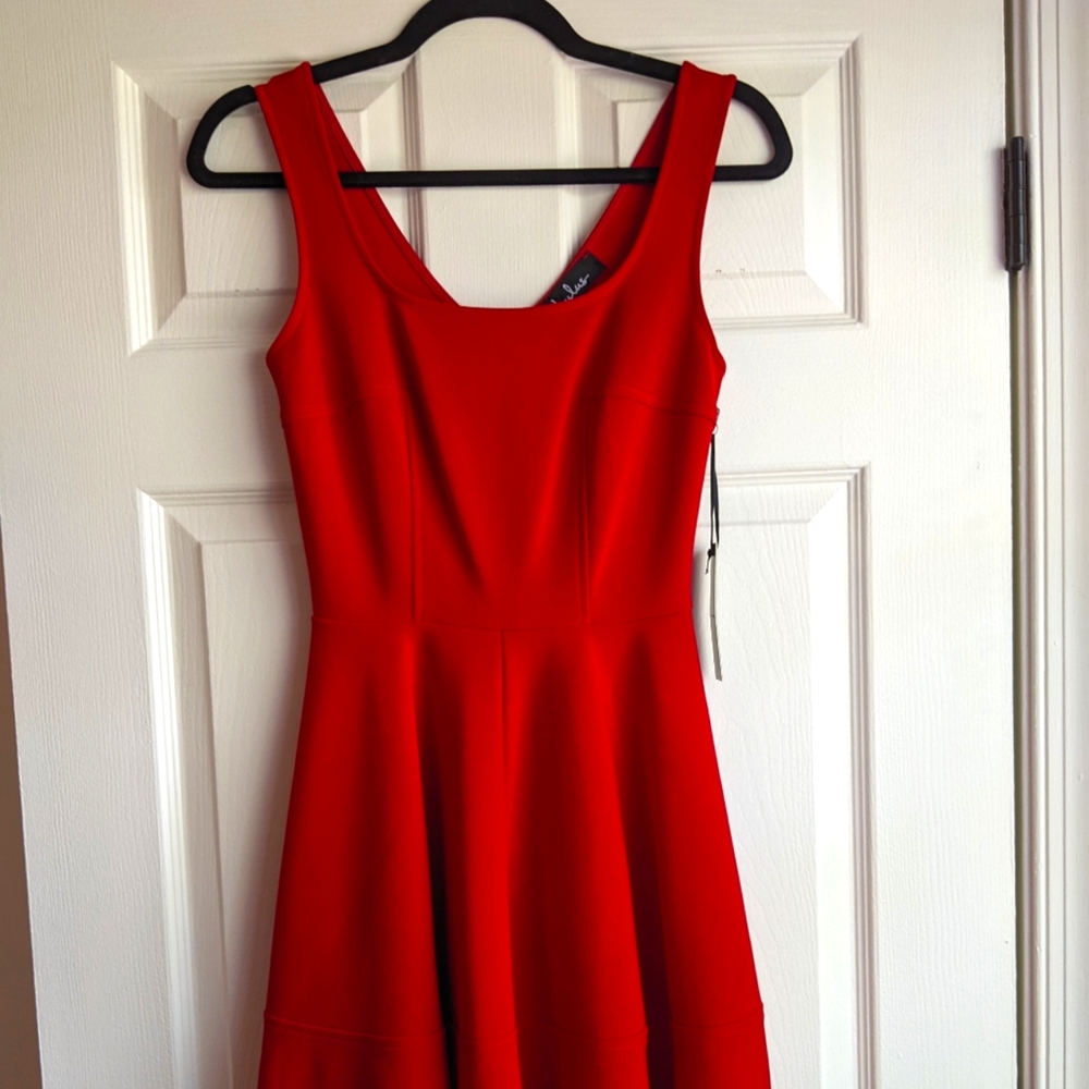 Red cocktail dress, size small